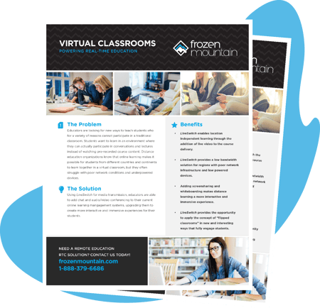 Content Offer - Flexible Video Software for Virtual Classrooms