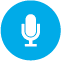 blue recording icon