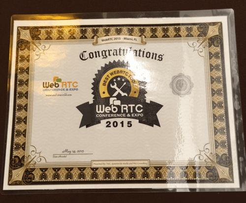 Frozen Mountain Wins Best WebRTC Tool Award!